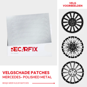 Mercedes - Velgschade Patches Polished Metal (High Sheen) velgen