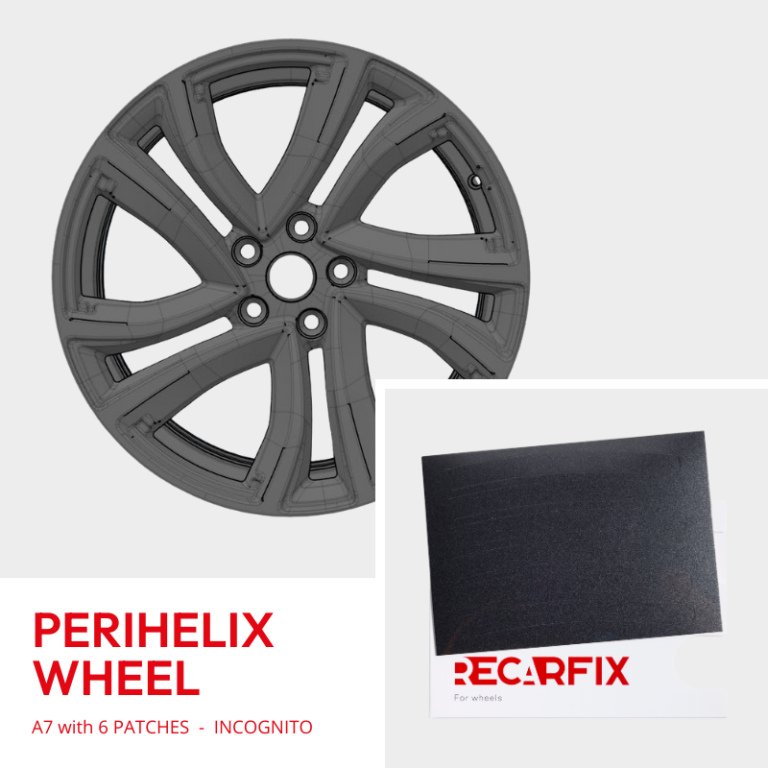 Tesla Model X – Wheel damage repair Perihelix Wheel Incognito