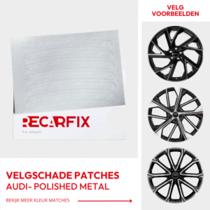 Audi - Velgschade Patches Polished Metal velgen