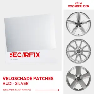Audi - Velgschade Patches Silver