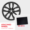 Tesla Model S - Velgschade patch Arachnid Wheel Armor Black