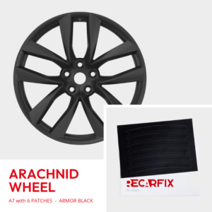 Tesla Model S - Velgschade patch Arachnid Wheel Armor Black