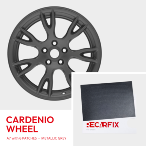 Tesla Model S - Velgschade patch Cardenio Wheel Magneto Metallic