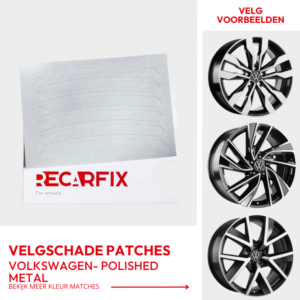 Volkswagen - Velgschade Patches Polished Metal velgen