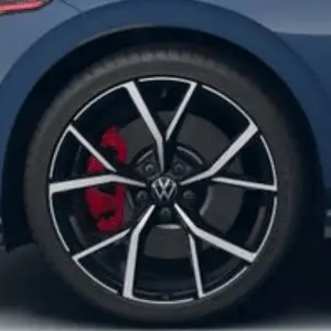 Tweekleurig met zilveren rand