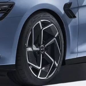 Tweekleurig met zilveren rand