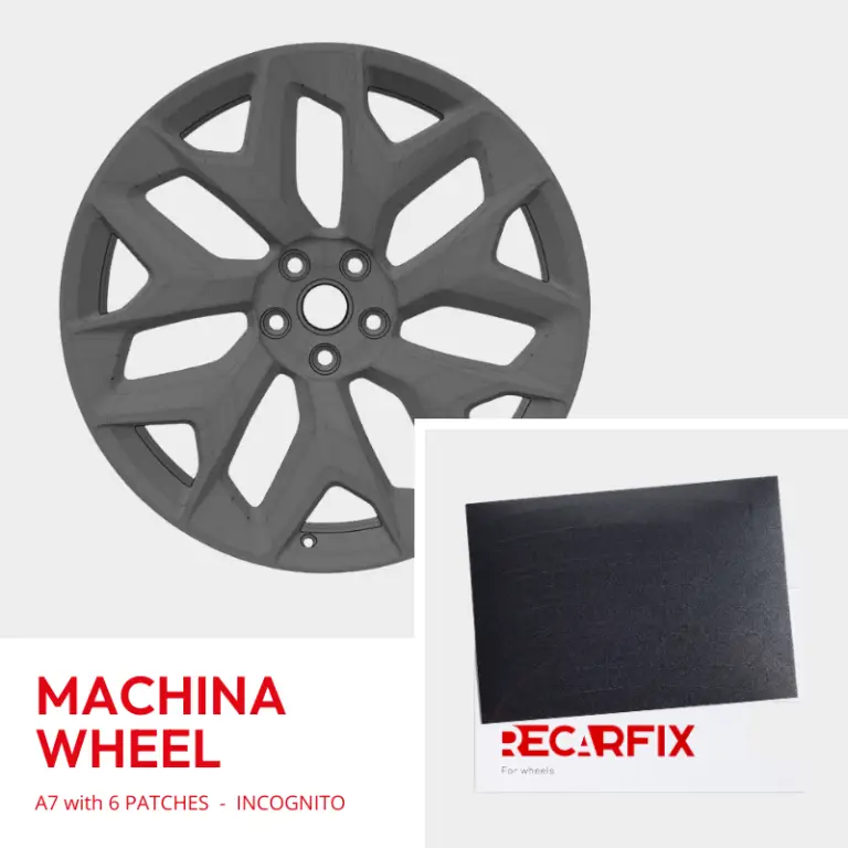Tesla Model X – Wheel damage patch Machina Wheel Incognito